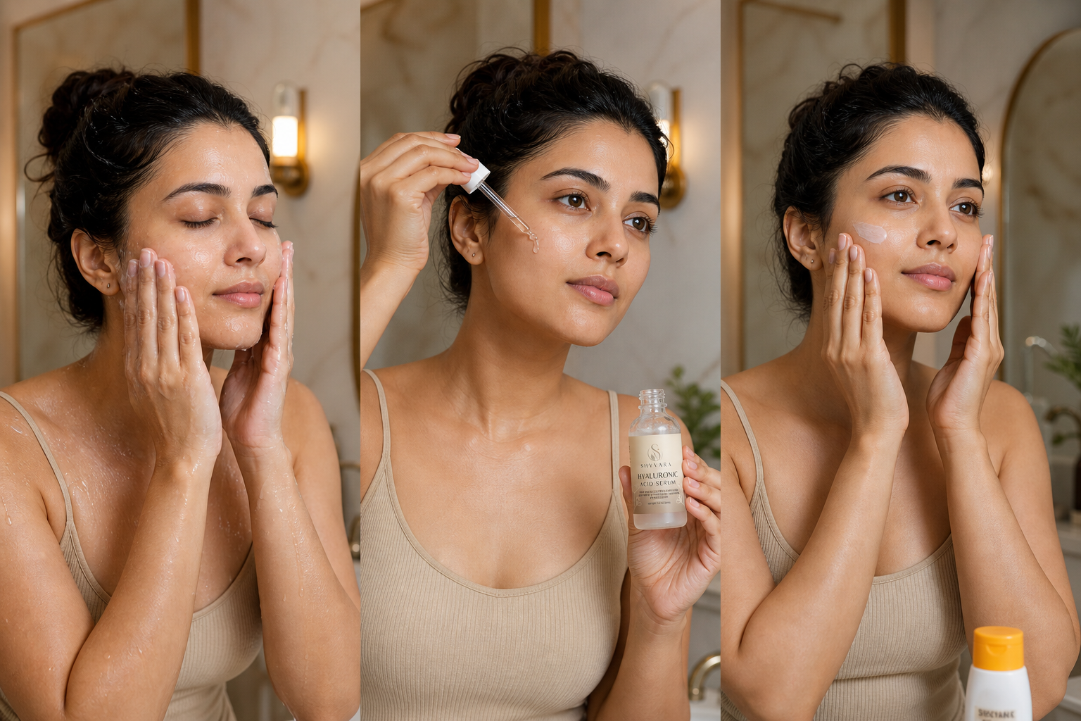 Three Steps to Dewy Skin